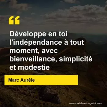 Citation Marc Aurèle