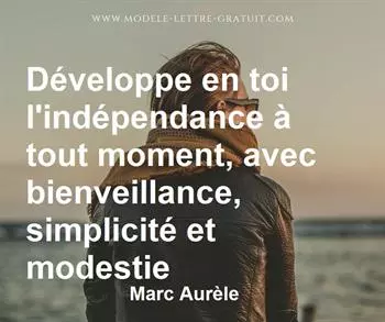 Citation de Marc Aurèle