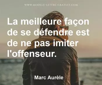 Citation de Marc Aurèle