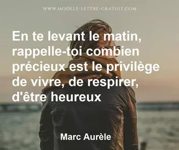Citation de Marc Aurèle
