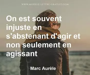Citation de Marc Aurèle