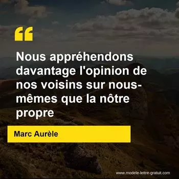 Citation Marc Aurèle