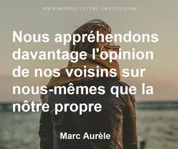 Citation de Marc Aurèle