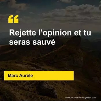 Citations Marc Aurèle