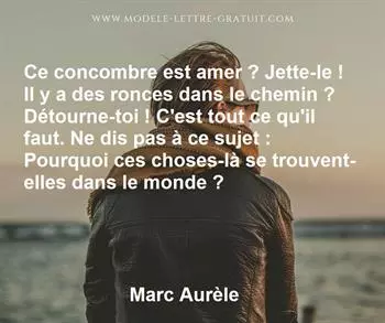 Citation de Marc Aurèle