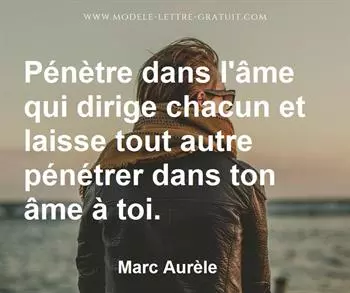 Citation de Marc Aurèle