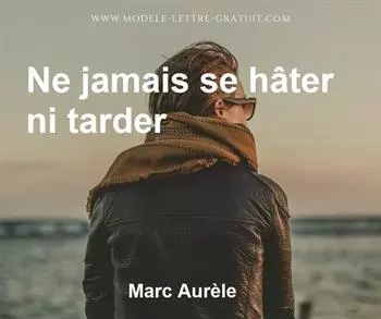 Citation de Marc Aurèle