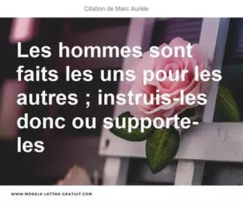 Citations Marc Aurèle