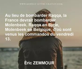 Citation de Éric ZEMMOUR