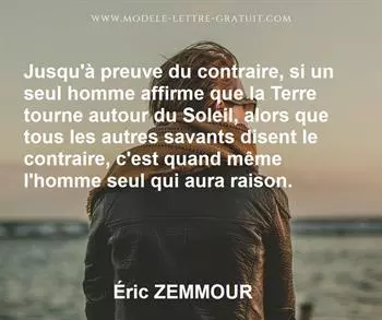 Citation de Éric ZEMMOUR