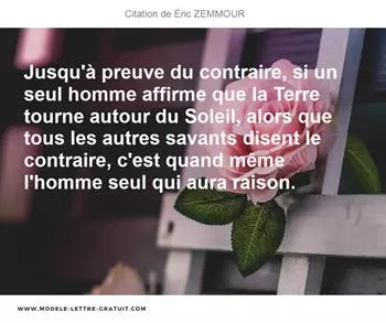 Citations Éric ZEMMOUR