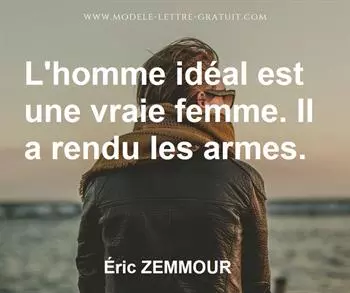 Citation de Éric ZEMMOUR