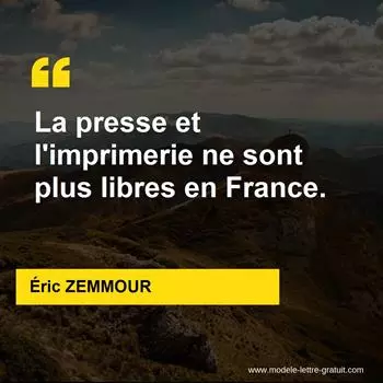 Citation Éric ZEMMOUR