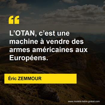 Citation de Éric ZEMMOUR