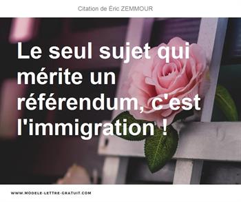 Citations Éric ZEMMOUR