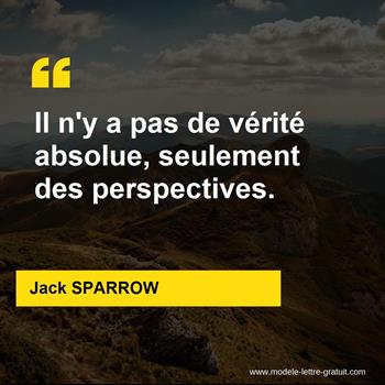 Citation Jack SPARROW