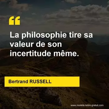 Citation Bertrand RUSSELL