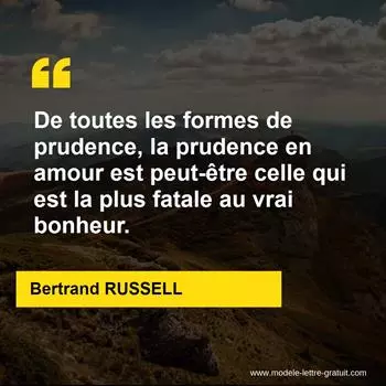 Citation Bertrand RUSSELL