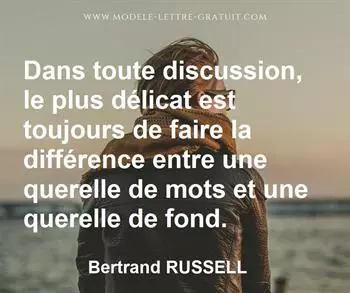 Citation de Bertrand RUSSELL