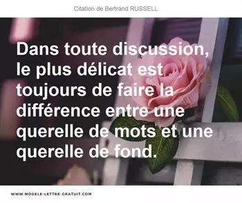 Citations Bertrand RUSSELL