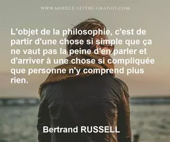 Citation de Bertrand RUSSELL