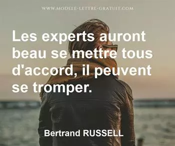 Citation de Bertrand RUSSELL