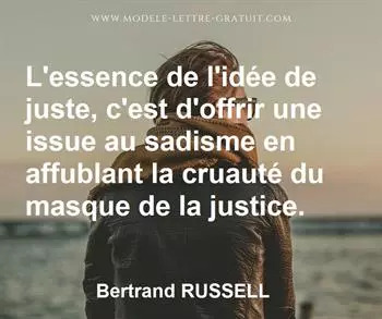 Citation de Bertrand RUSSELL