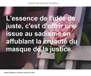 Citations Bertrand RUSSELL