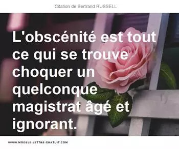 Citations Bertrand RUSSELL