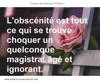 Citations Bertrand RUSSELL