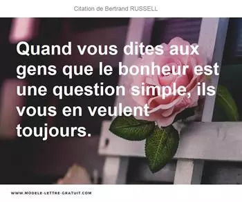 Citations Bertrand RUSSELL