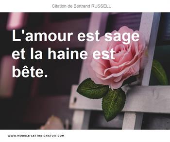 Citations Bertrand RUSSELL