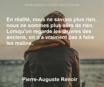 Citation de Pierre-Auguste Renoir
