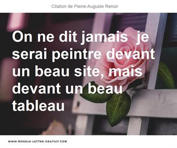 Citations Pierre-Auguste Renoir