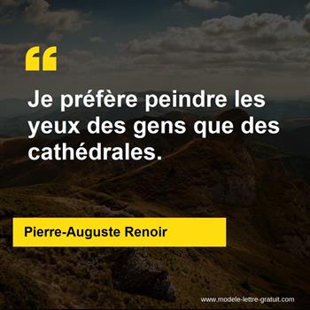 Citation Pierre-Auguste Renoir