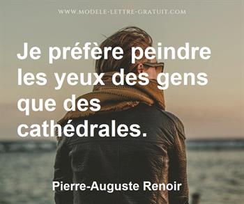 Citation de Pierre-Auguste Renoir