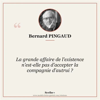Citation Bernard PINGAUD