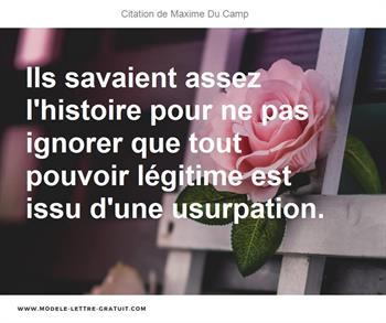 Citations Maxime Du Camp