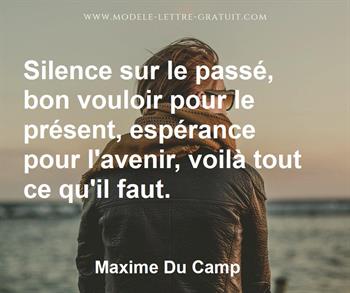 Citation de Maxime Du Camp