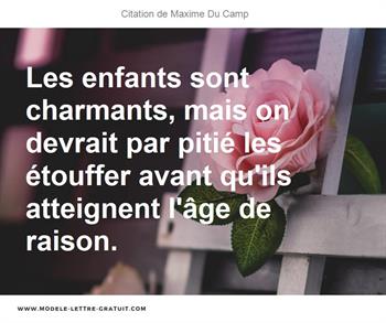 Citations Maxime Du Camp