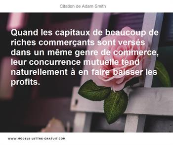 Citations Adam Smith
