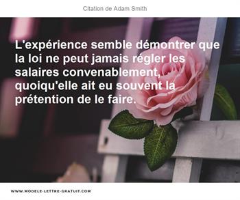 Citations Adam Smith