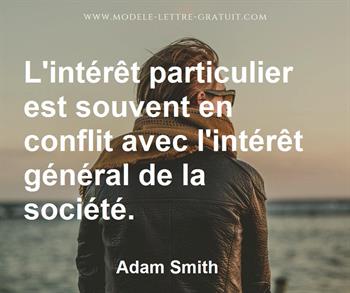 Citation de Adam Smith