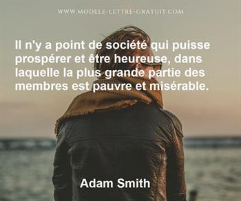 Citation de Adam Smith