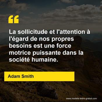 Citation Adam Smith