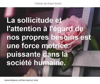 Citations Adam Smith