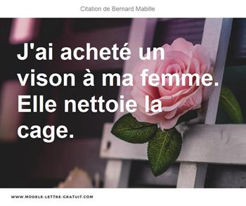 Citations Bernard Mabille