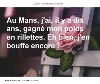 Citations Bernard Mabille