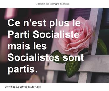 Citations Bernard Mabille