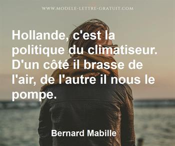 Citation de Bernard Mabille
